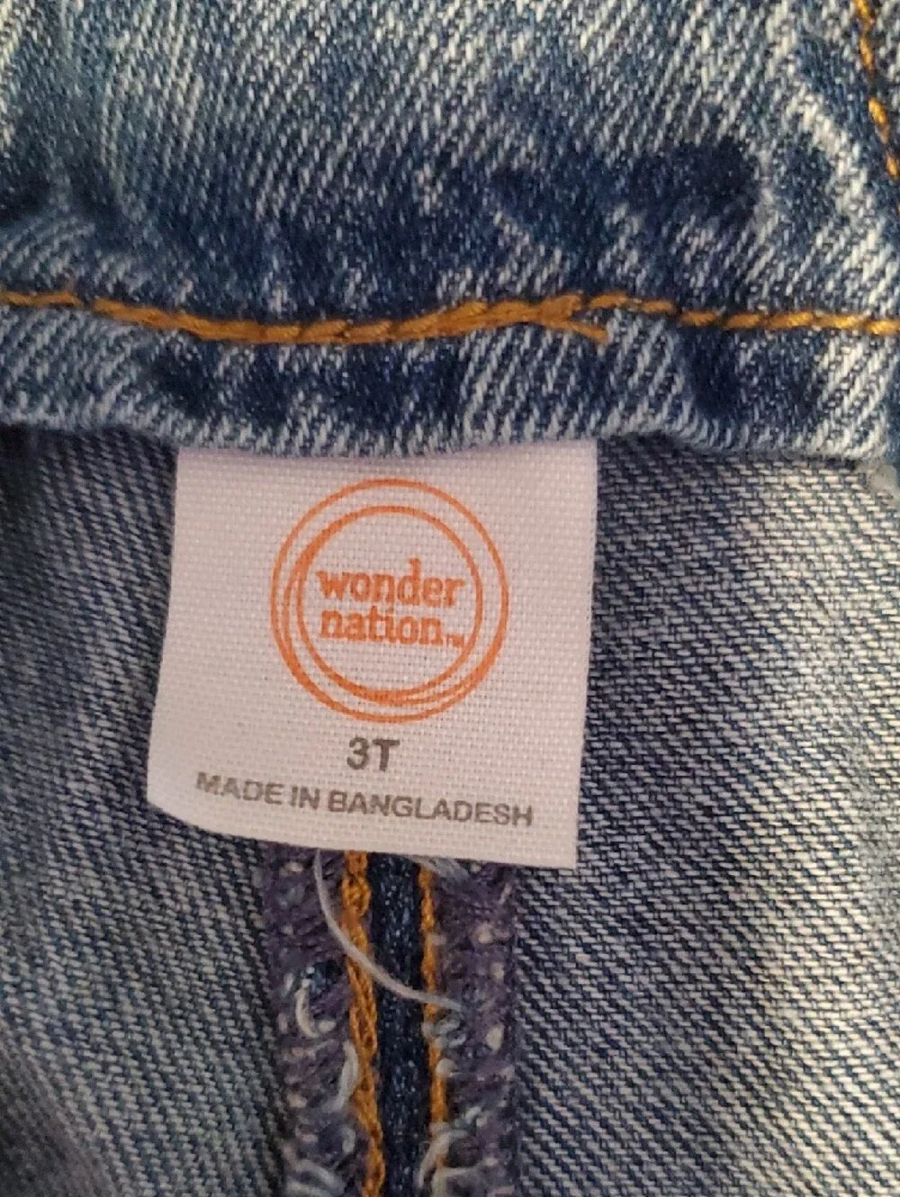 wonder nation Blue Denim Kids Overalls
